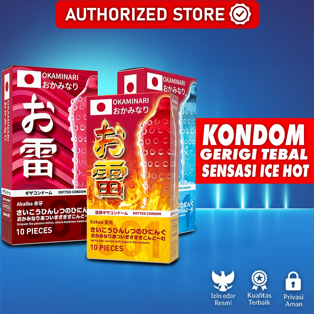 Condom Dotted 001 - Kondom Bergerigi Tebal Premium 001 - Privasi Terjaga