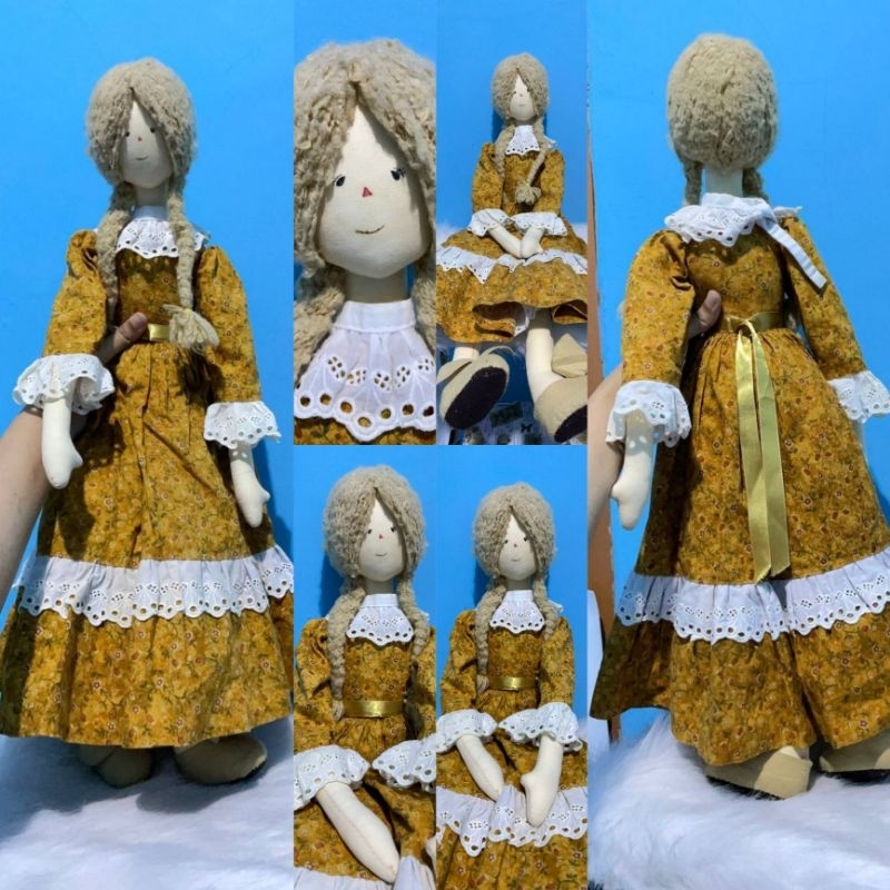 Boneka Vintage Unik Lucu Boneka Jadul Jumbo Old Doll | Boneka Jadul Vintage Jumbo