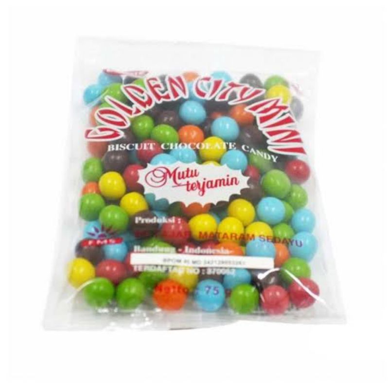 

L'AGIE GOLDEN CITY MINI CHOCOLATE CANDY NETTO 75 GR murah