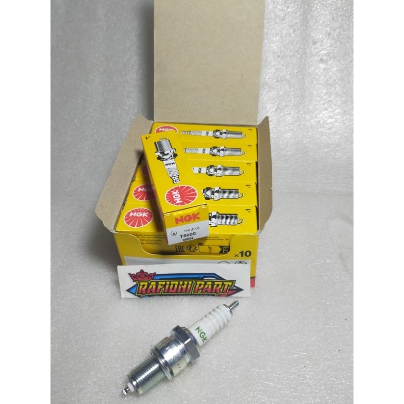 busi Vespa NGK original T6000 kepala panjang pnp rxz rzr ninja Yz