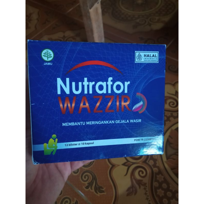 Nutrafor wazzir 120 kapsul