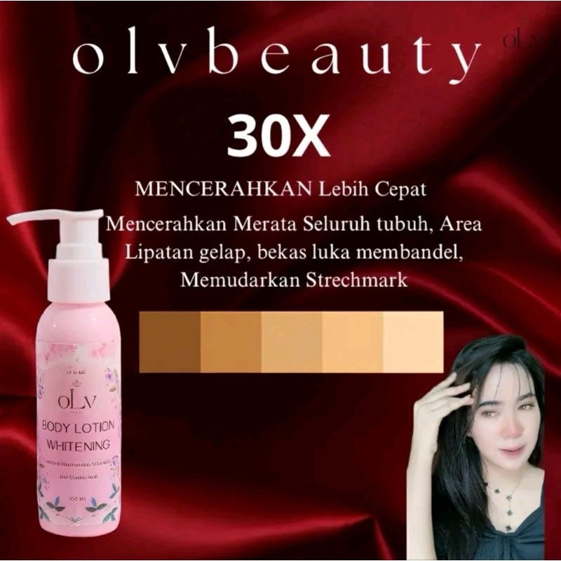 OLv LOTION WHITENING -BODY LOTION - PEMUTIH BADAN - BPOM -Halal - Pencerah Tubuh