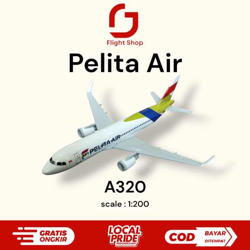 Miniatur Replika Diecast Pesawat Pelita Air