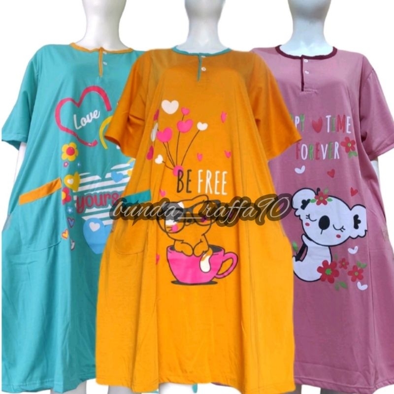 3 PCS DASTER KAOS SUPER JUMBO LD 130 XXXL DASTER PETRA JUMBO BIG SIZE KAOS PREMIUM (PAKET HEMAT)