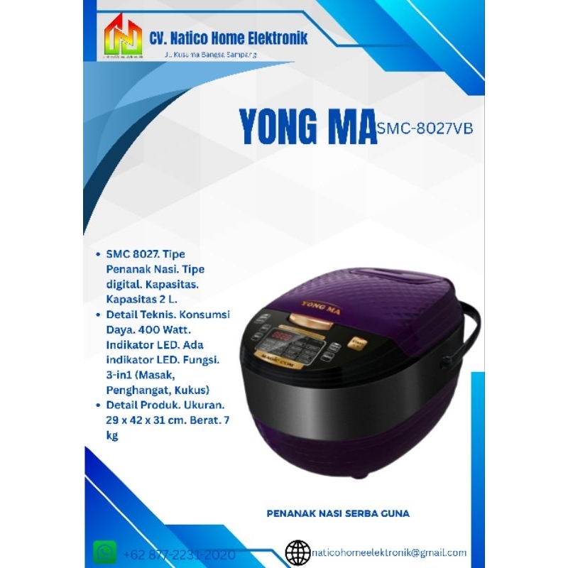 MAGIC COM YONG MA SMC8027