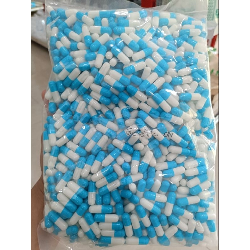 Cangkang Kapsul Kosong Halal Kapsulindo Size 0 Biru Putih