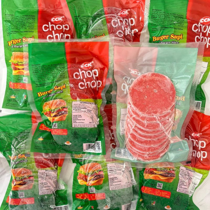 

Chop Chop Patty Sapi 250gr / Isi 10