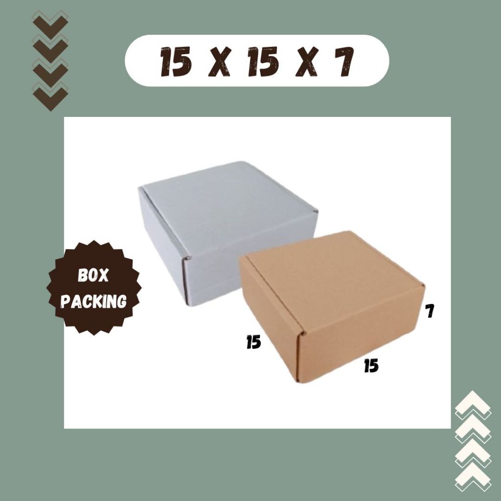 

Dus Packing 15x15x7 LD Kardus Hampers Kotak Kemasan Box Souvenir Karton Sparepart Minyak Wangi
