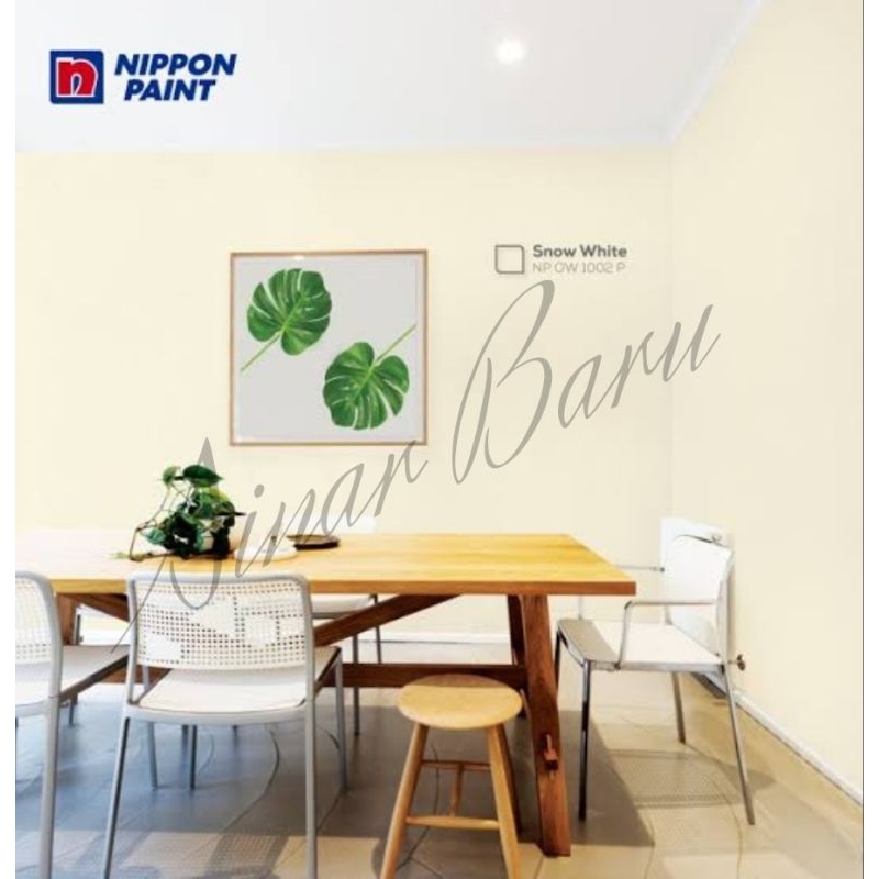 Cat Tembok Eksterior Interior Nippon Paint Snow White 1002P