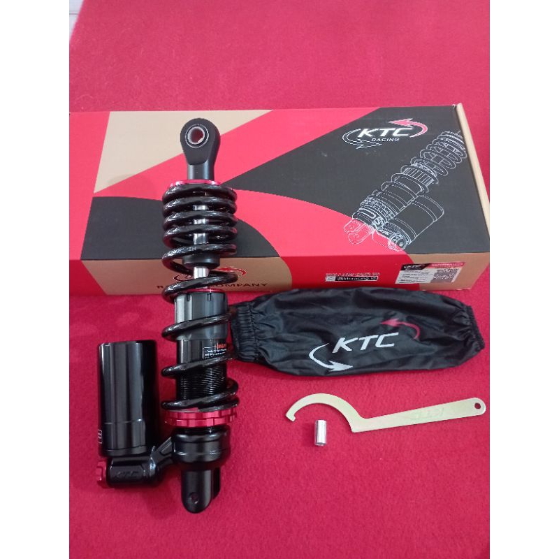 Shock KTC 300MM Apex tabung bawah Black Red Mio Beat karbu Scoopy karbu Original Ktc