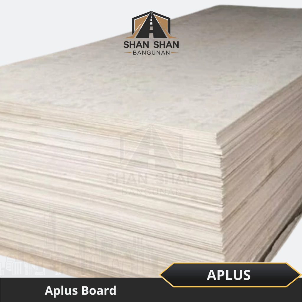Aplus Board - Papan Silika Ukuran 120 x 240 x 6mm / 8mm/ 12mm / 15mm Silica Board / GRC Board/ Kalsi