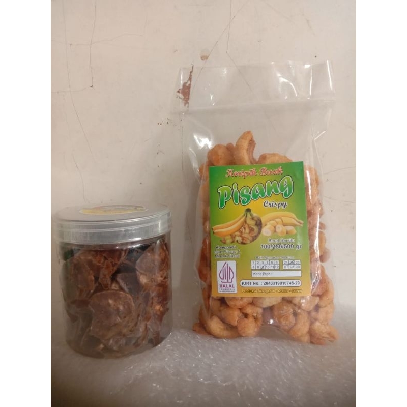 

PAKET HEMAT KERIPIK BUAH PISANG & PISANG COKLAT LUMER