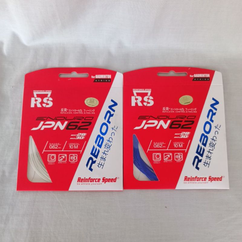 Senar Raket Bulutangkis Rs Enduro 62 Jpn Reborn