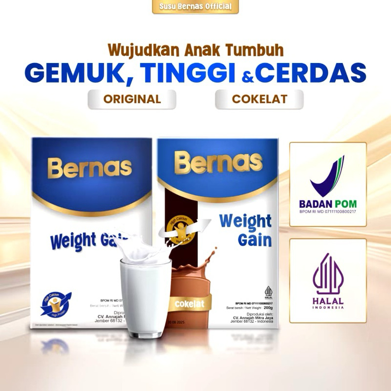 

SUSU PENGGEMUK ANAK WEIGHT GAIN 200 GRAM SUSU PENGGEMUK ANAK AMPUH