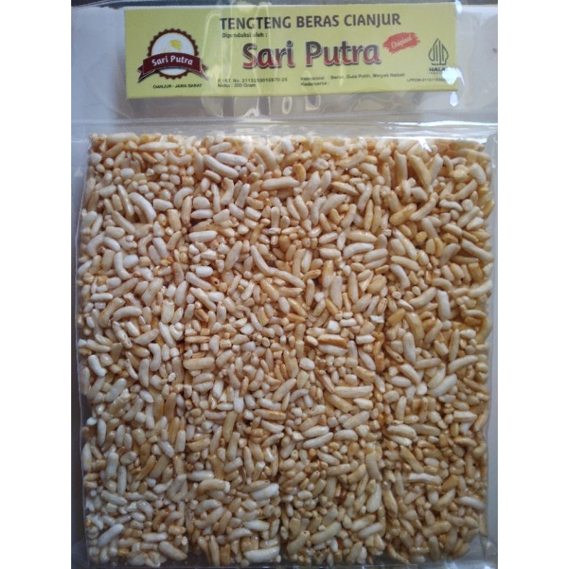 

Tengteng Beras Sari Putra Khas Cianjur Kemasan 200 Gram