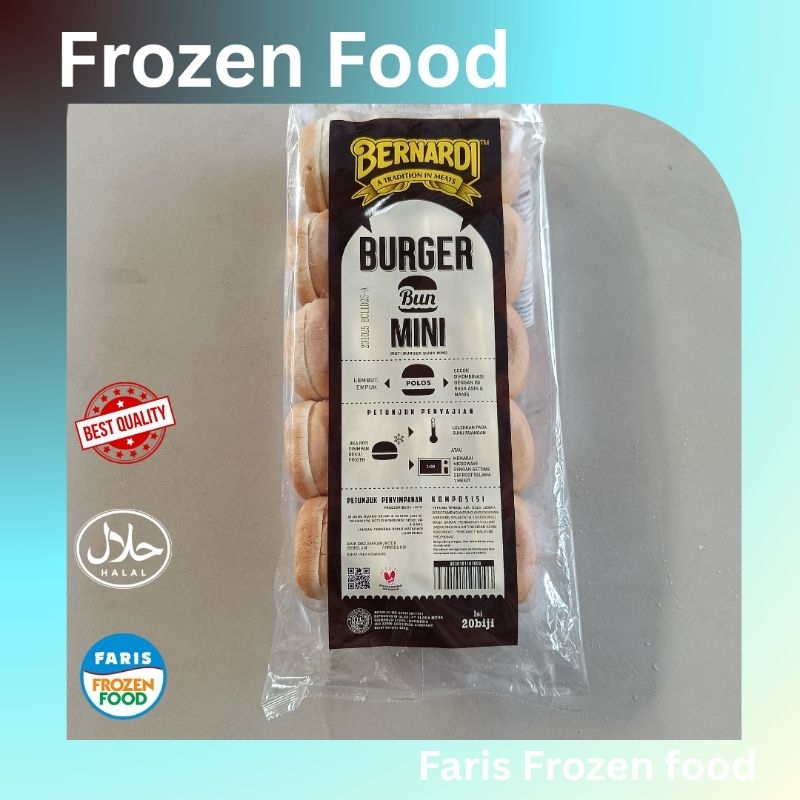 

BERNARDI Burger Bun MINI isi 20