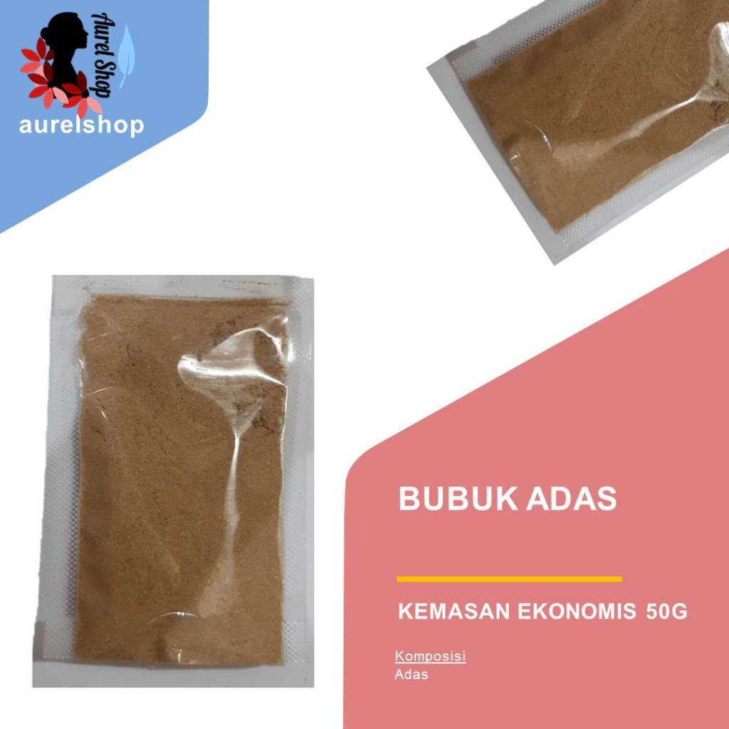 

50 gram Bubuk Adas kemasan Ekonomis / Adhas / Fennel Powder