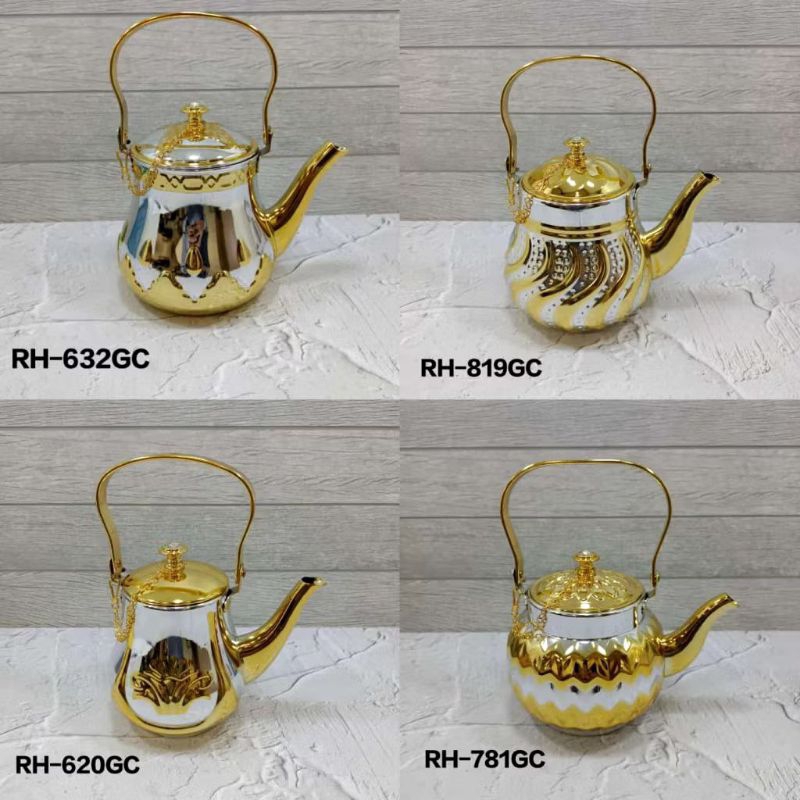 Teko Arab Emas Premium Stainless/Teko Teh Arab