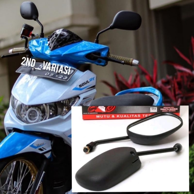 SPION STANDAR BULAT YAMAHA SOUL GT 115 KACA SPION YAMAHA MIO