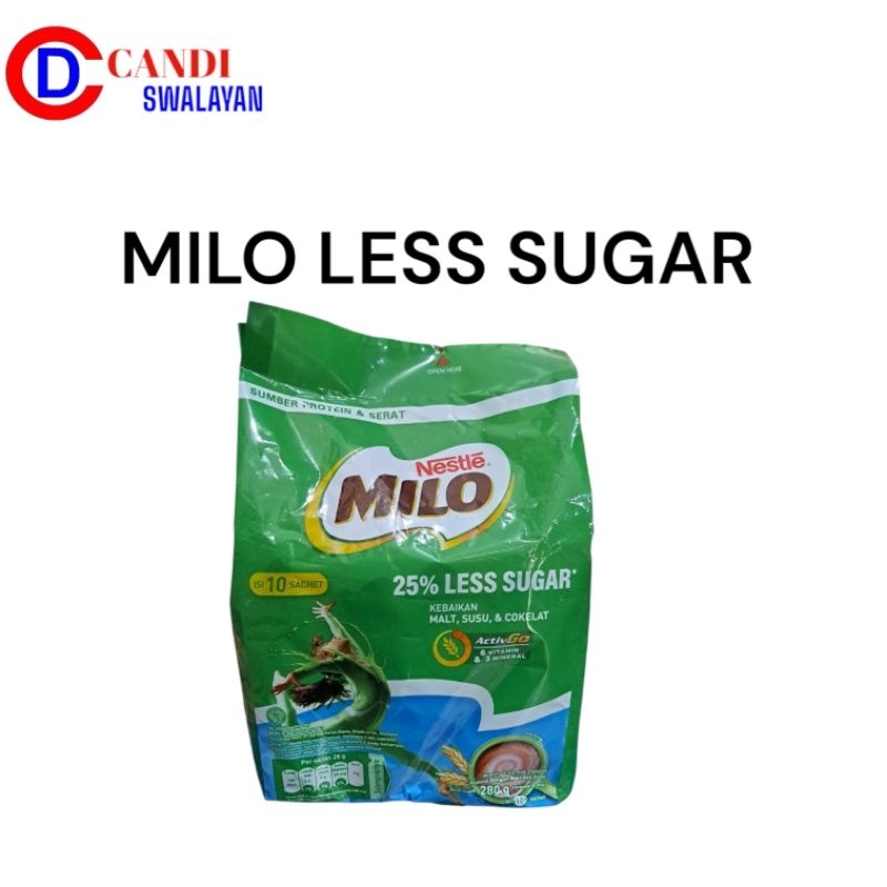 

MILO Susu Bubuk Less Sugar 10sachet