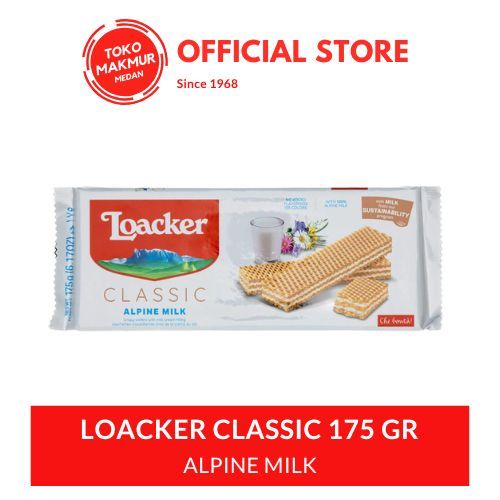 

LOACKER CLASSIC ALPINE MILK WAFER 175 GR