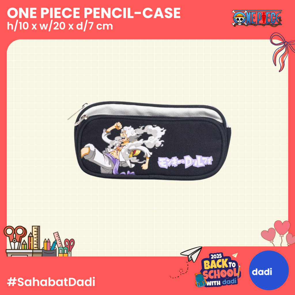 

Dadi - One Piece Gear 5 Graphic Pencil Case - Tempat Pensil/Alat Tulis