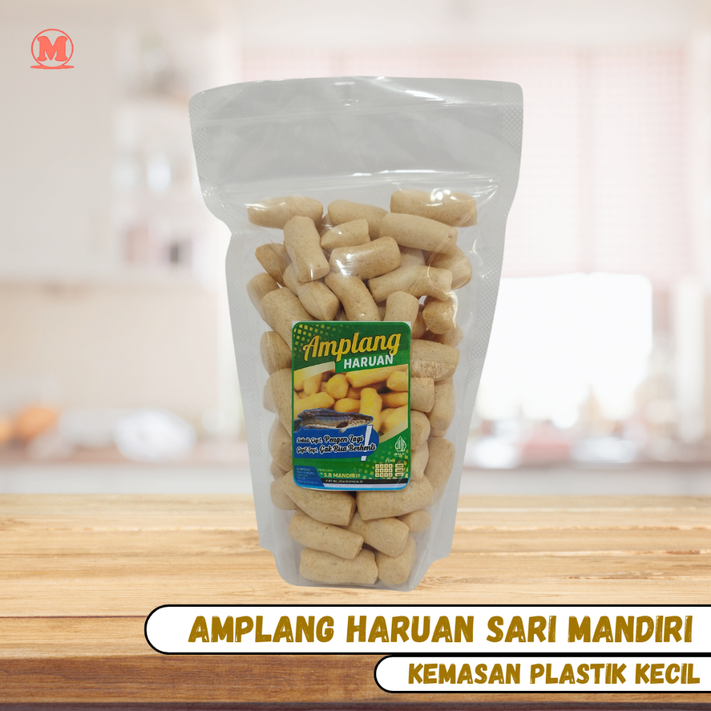 

Amplang Haruan Sari Mandiri Kemasan Plastik Kecil Khas Martapura Kalsel