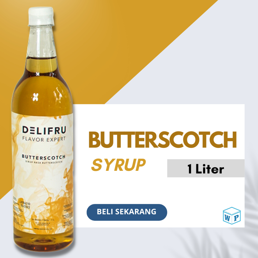

Delifru Syrup Butterscotch 1 Liter - Sirup Butterscotch Premium