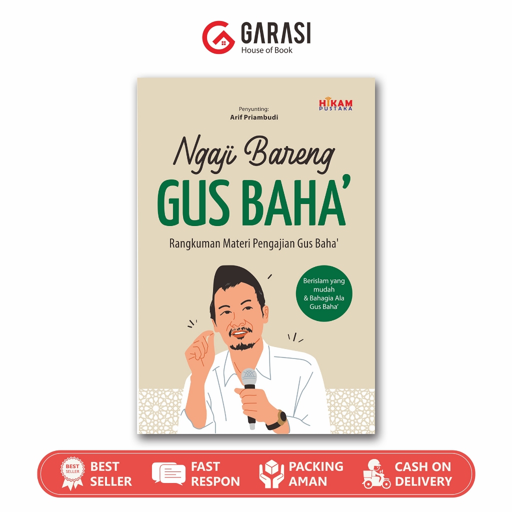 BUKU NGAJI BARENG GUS BAHA' : Islam Yang Mudah & Bahagia Ala Gus Baha'