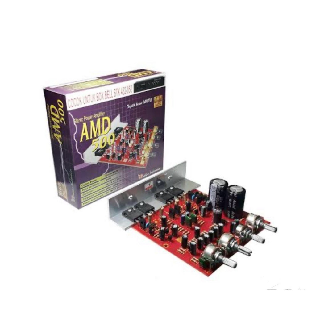 KIT POWER AMPLIFIER AMPLI AMD 500 STEREO BELL BGR ORIGINAL