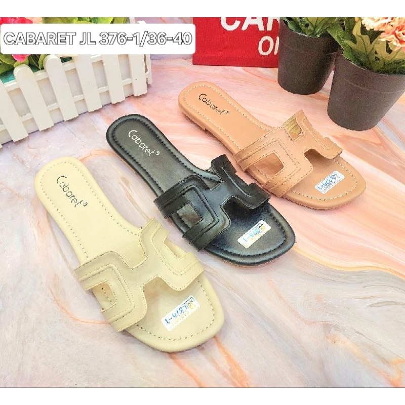 SANDAL TEPLEK WANITA CABARET ~JL 376-1
