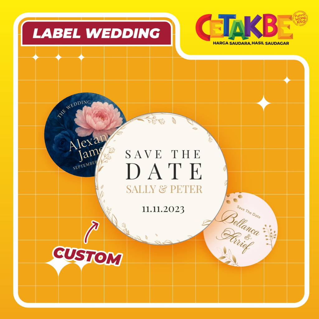 LABEL WEDDING / STICKER LABEL WEDDING / STICKER WEDDING / LABEL NIKAH / STICKER LABEL / SOUVENIR NIK
