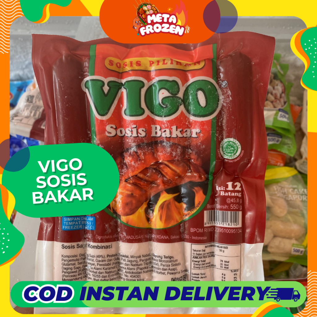 

VIGO SOSIS BAKAR MINI 550g – ISI 12 PCS