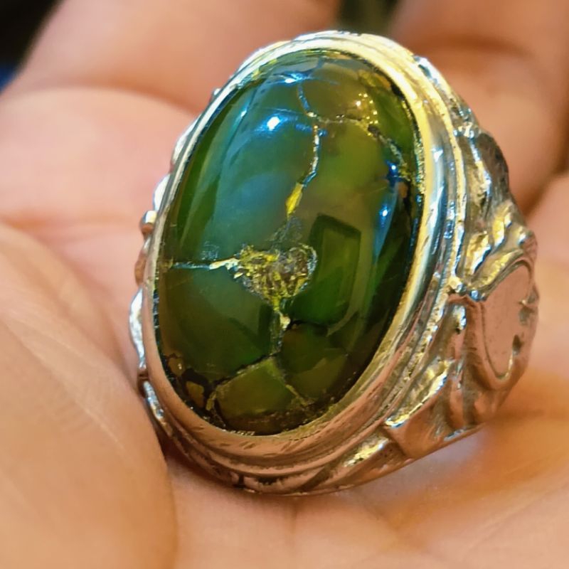 Batu Pirus Hubei Ijo Kedondong Lawasan Top Hq Natural