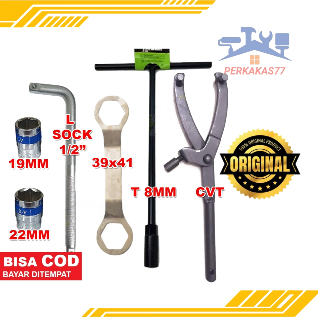 PAKET KUNCI CVT HONDA DAN YAMAHA ALAT BONGKAR CVT KUNCI CVT/PAKET TRAKER / PAKET HEMAT KUNCI CVT