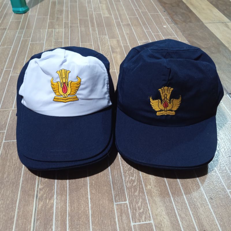 topi sekolah smp / topi smp bordir / topi smp karet