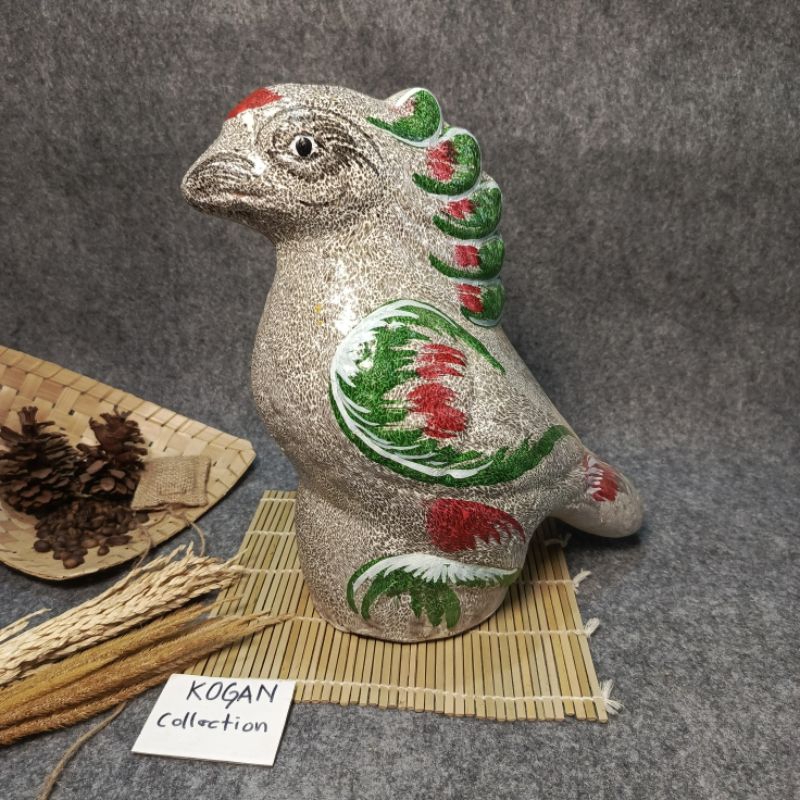 Celengan Tanah Liat Karakter Singga Macan Kucing Burung Kelinci Kodok Babi