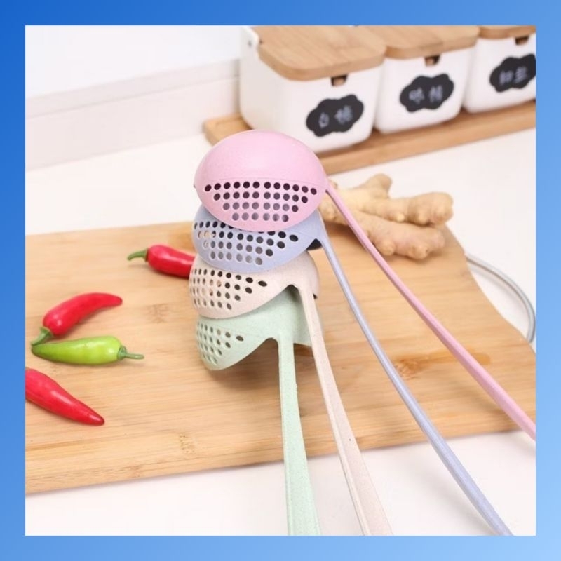 Sendok Sayur 2In1 Kuah + Saringan / Centong Kuah Multifungsi