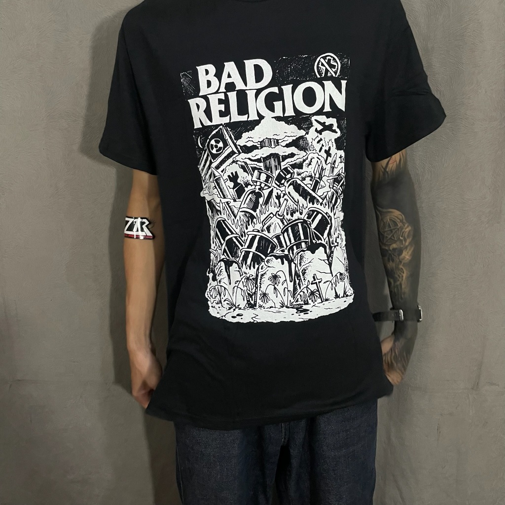 T Shirt Band Official BAD RELIGION - WASTELAND Original