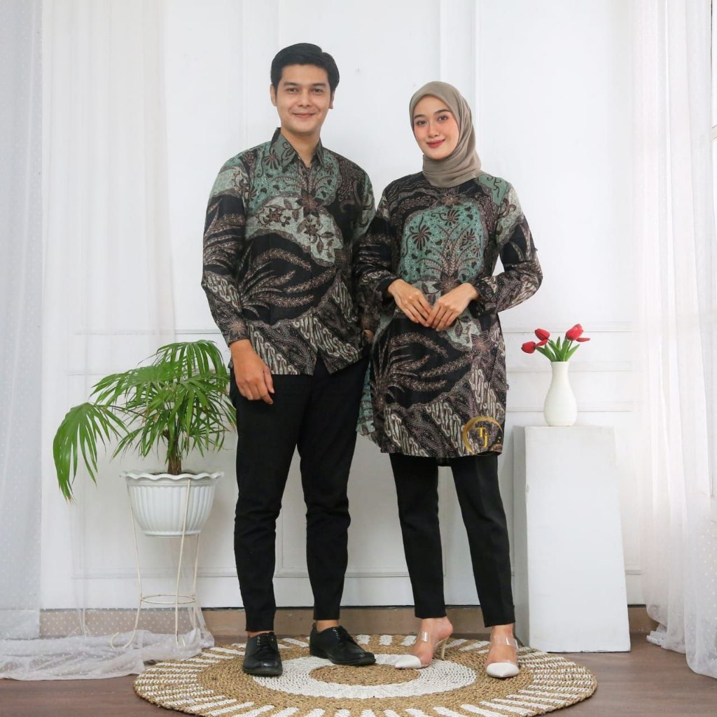 Baju batik couple pria wanita | Setelan batik pria wanita bisa pisah | Batik pria wanita termurah