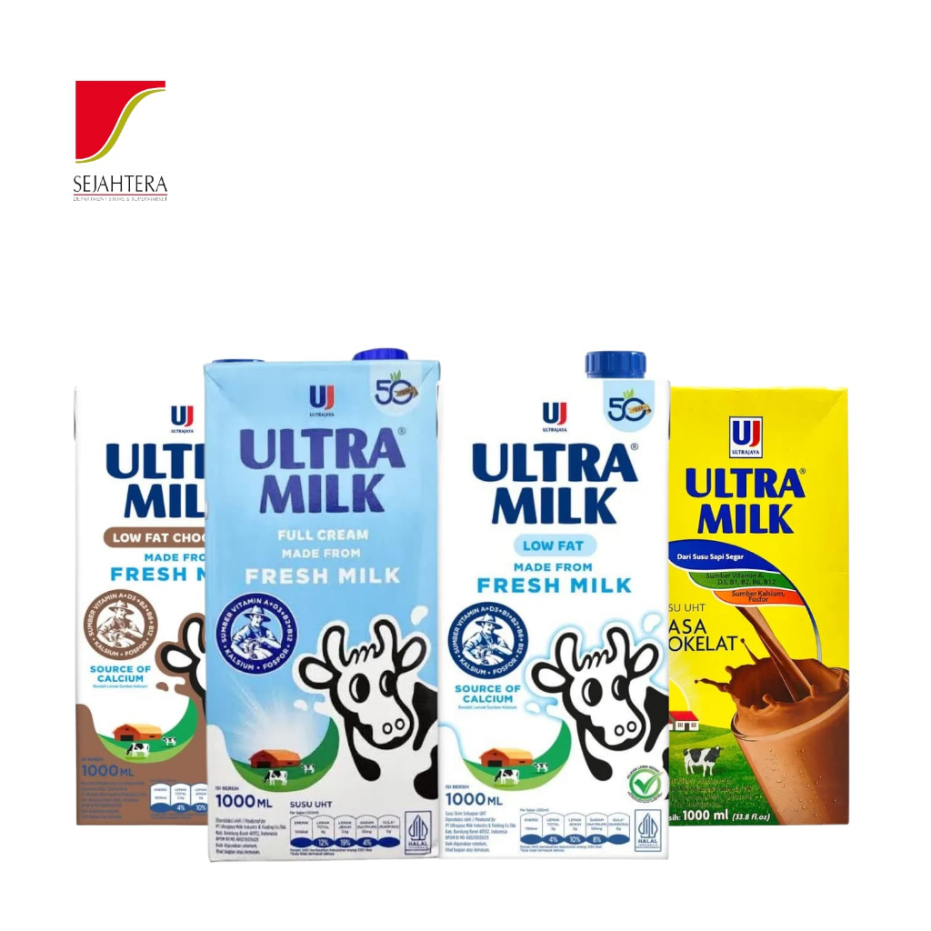 

Ultra Milk Berbagai Variant (Low Fat, Coklat, Plain ) 1000mL