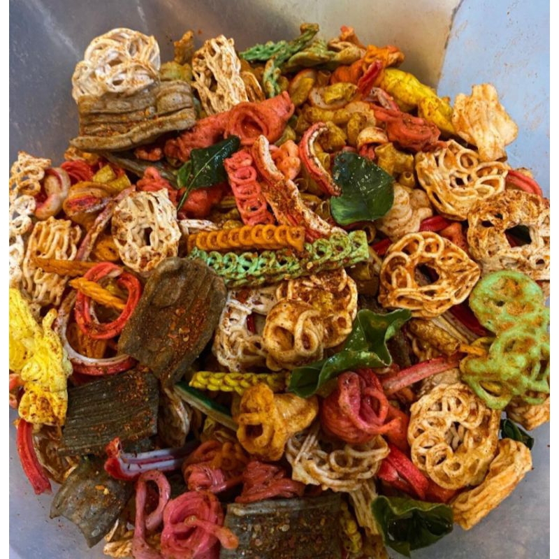 

Kerupuk Seblak Mix Viral 500gr
