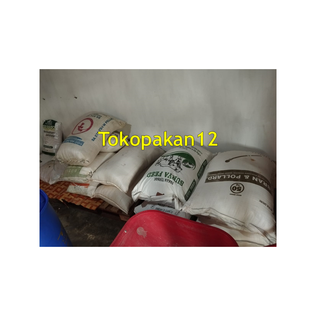 Brand Pollard Tongkat Emas/ Pengganti dedak/ katul untuk pakan ternak sapi/ itik/ bebek/ ayam