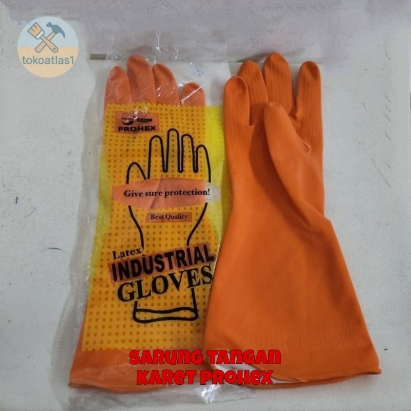 Sarung tangan karet prohex, Sarung tangan karet, Sarung tangan prohex