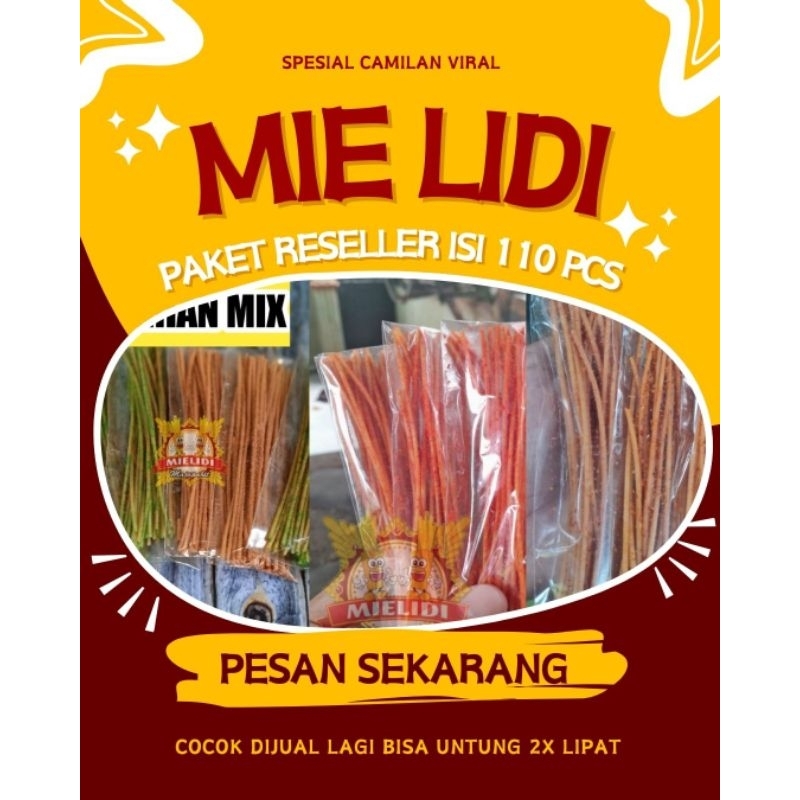 

PAKET RESELLER MIE LIDI KECIL ISI 110 PCS [MIX]