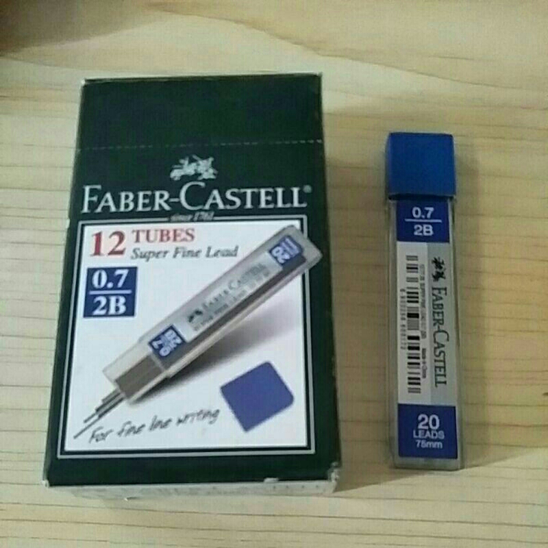 

Refill isi pensil 0.7mm 2B Faber Castell