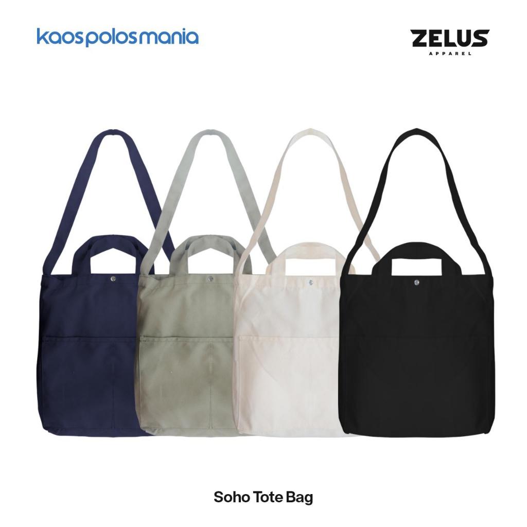 Tote Bag Soho Bahan Cotton Canvas Premium