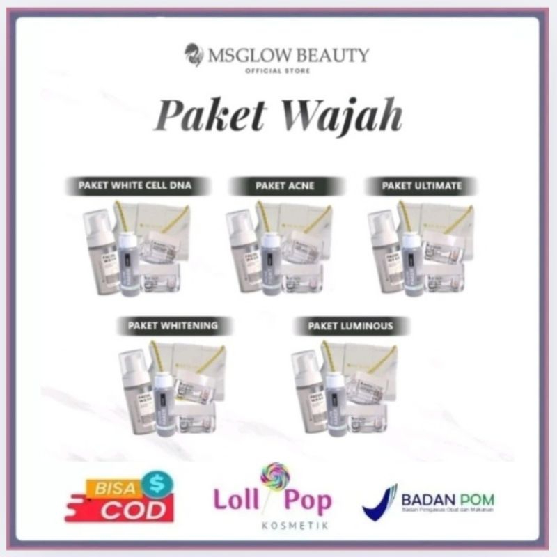 MS GLOW SATU PAKETAN