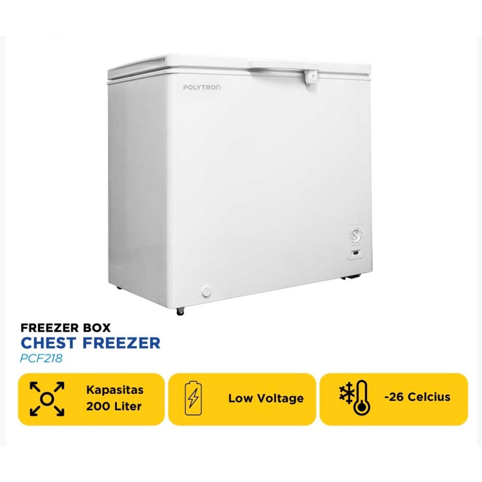 POLYTRON FREEZER BOX CHEST FREEZER PCF218