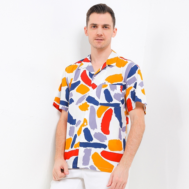 Hush Puppies Kemeja Pria Brooze White